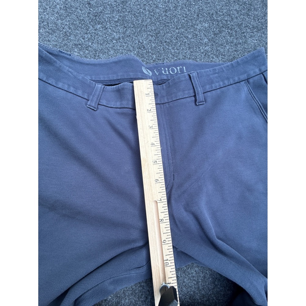Vuori Meta Pants Mens 32 Charcoal Navy Performance Chino Stretch 5-Pocket - Picture 5 of 11
